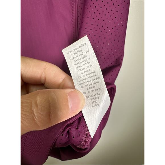 Athleta Pacifica II Tank Rashguard Women's XS Jazzy Purple Swim UPF 50 Beach - Picture 5 of 7